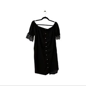Black Dress! Perfect for a BBQ Or Brunch.